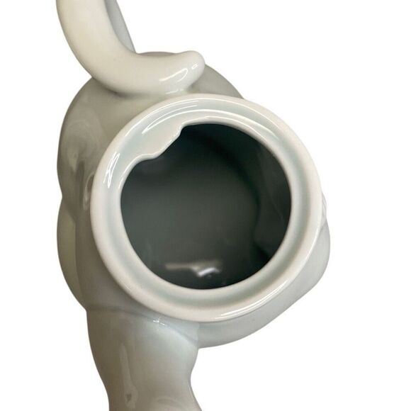 Kitty Cat Teapot Ceramic White Takahashi Made in Japan Vintage 7” Tall - Picture 6 of 7